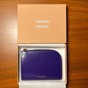 Mansur Gavriel Compact Zip Wallet - Viola